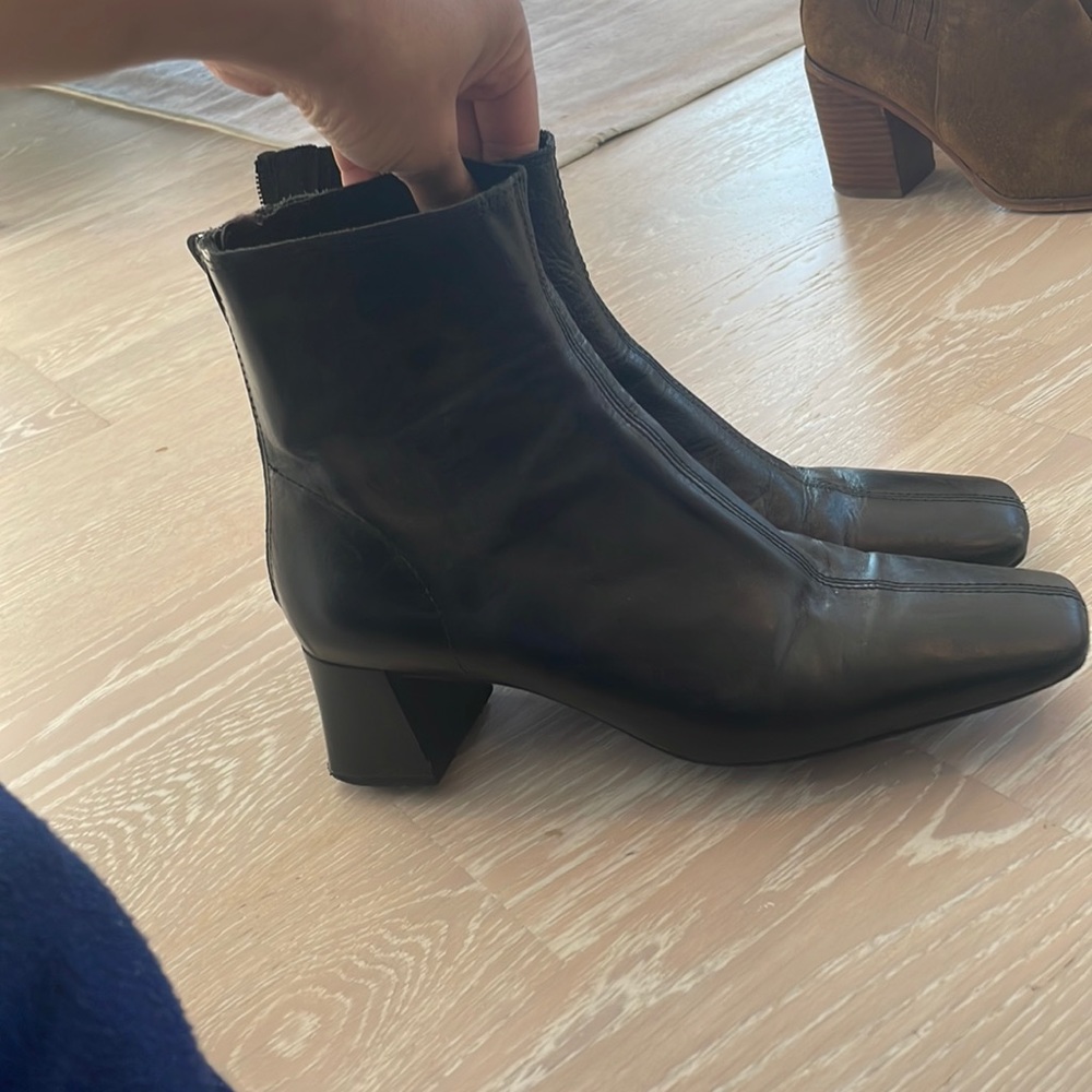 Mango Black Booties